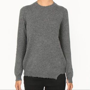 🌺 Cashmere raw hem cashmere sweater 🌺
